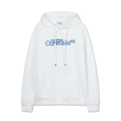 OW three-dimensional square arrow pattern pullover hooded sweater