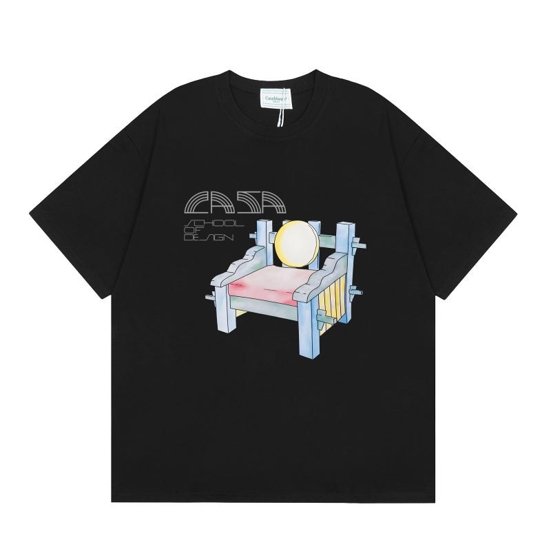Casablanca T SHIRTS High-quality pure cotton streetwear