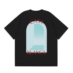 Casablanca T SHIRTS High-quality pure cotton streetwear