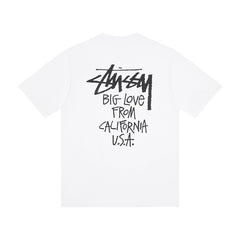 Stussy T shirts High-quality 260g pure cotton double yarn fabric