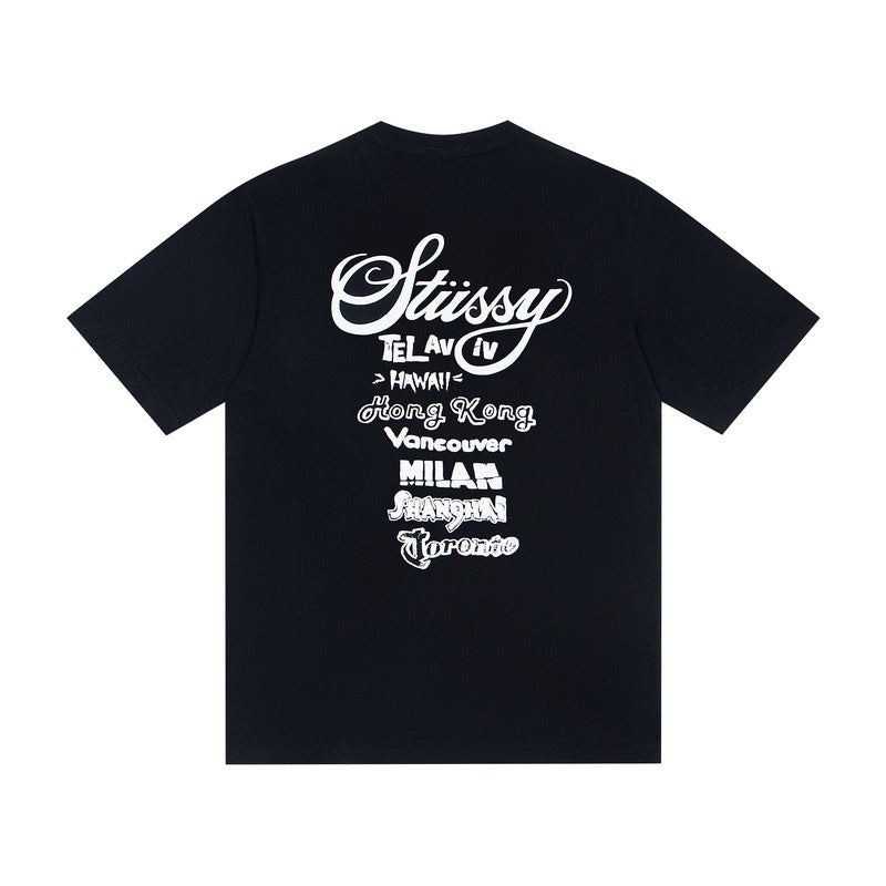 Stussy T shirts High-quality 260g pure cotton double yarn fabric