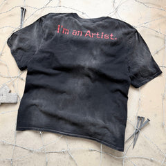 Unisex Vintage T Shirts Saint ¡Á Joker Artist Limited Edition Collaboration T-Shirt. Features authentic-spec 280g heavyweight fabric that retains its quality after washing. Crafted with vintage-style single-stitch and heaven-and-earth (blind stitc