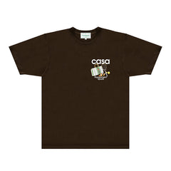 Casablanca T Shirts Street High-quality pure cotton