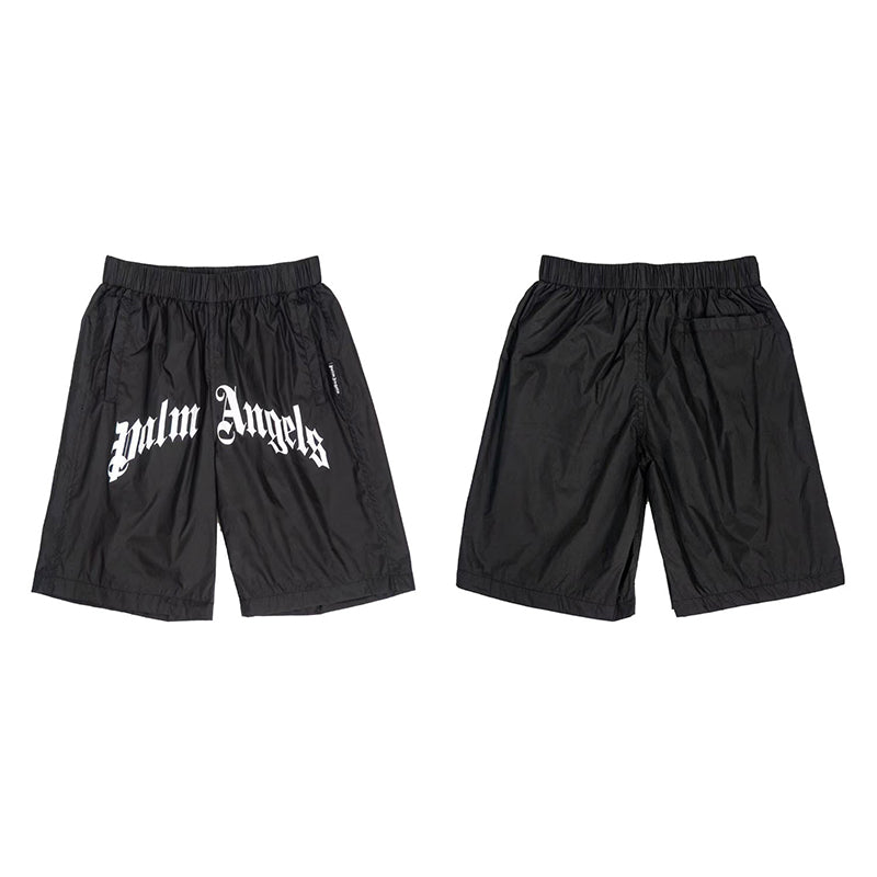 Palm Angels Shorts Mesh beach shorts