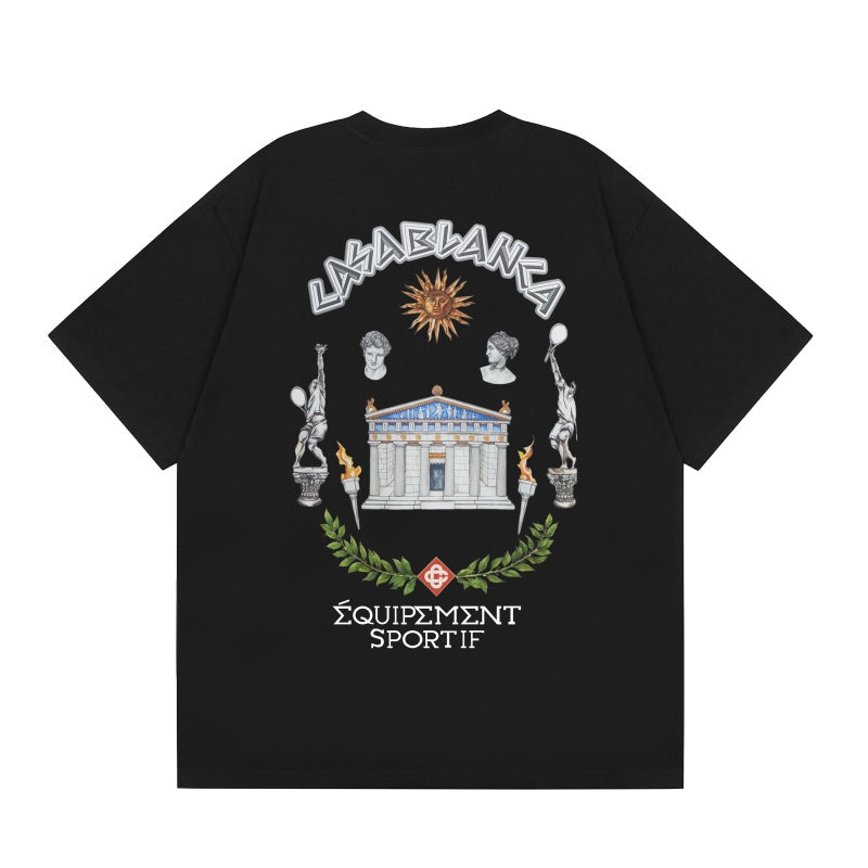 Casablanca T SHIRTS High-quality pure cotton streetwear