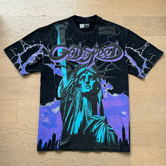 Godspeed T Shirts statue of Liberty 100% pure cotton 260g fabric