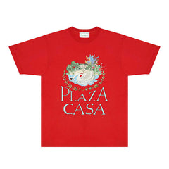 Casablanca T Shirts Street High-quality pure cotton