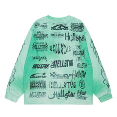 HS Long Sleeve Shirts Hip-hop loose oversize