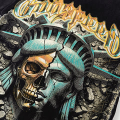 Godspeed T Shirts statue of Liberty 100% pure cotton 260g fabric