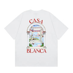 Casablanca T SHIRTS High-quality pure cotton streetwear