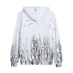Amiri Hoodie Linear cracking