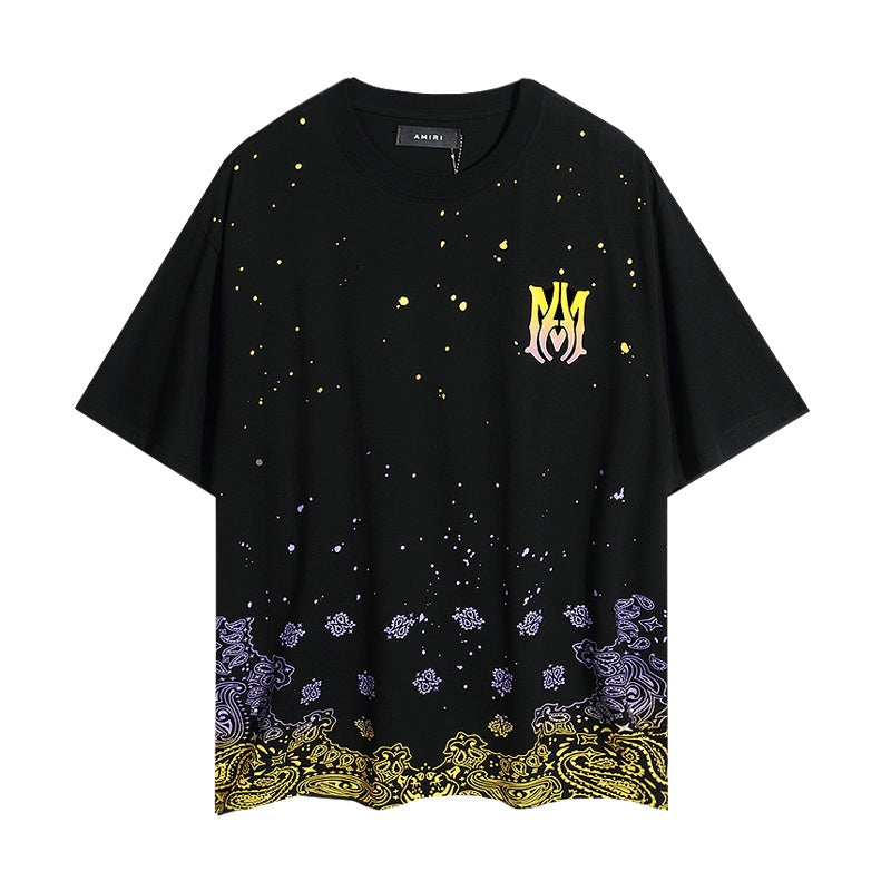 Amiri T Shirts Specks of starlight scattered like splashed ink.