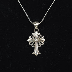 Chrome Hearts Necklace Cross Vintage Pendant Versatile for Men and Women