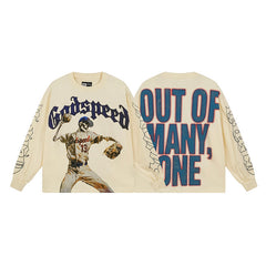 Godspeed Long Sleeved Shirt 260g pure cotton fabric