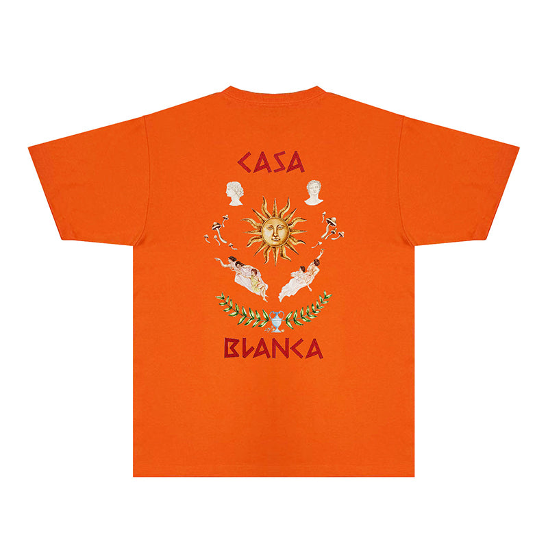 Casablanca T Shirts Street High-quality pure cotton