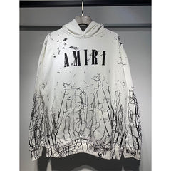 Amiri Hoodie High Street Fashion Prints