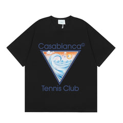 Casablanca T SHIRTS High-quality pure cotton streetwear