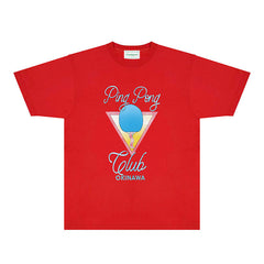 Casablanca T Shirts Street High-quality pure cotton