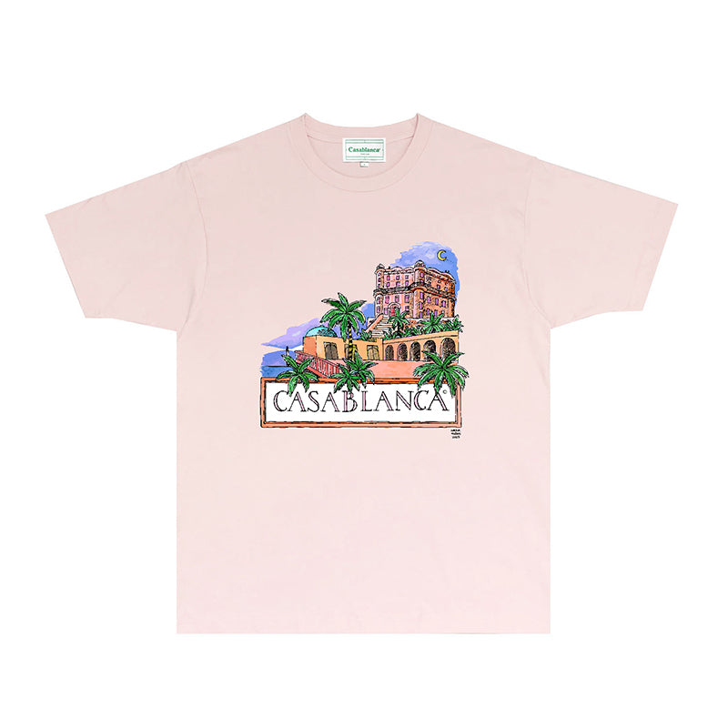 Casablanca T Shirts Street High-quality pure cotton