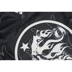 HS Long Sleeve Shirts Hip-hop loose oversize