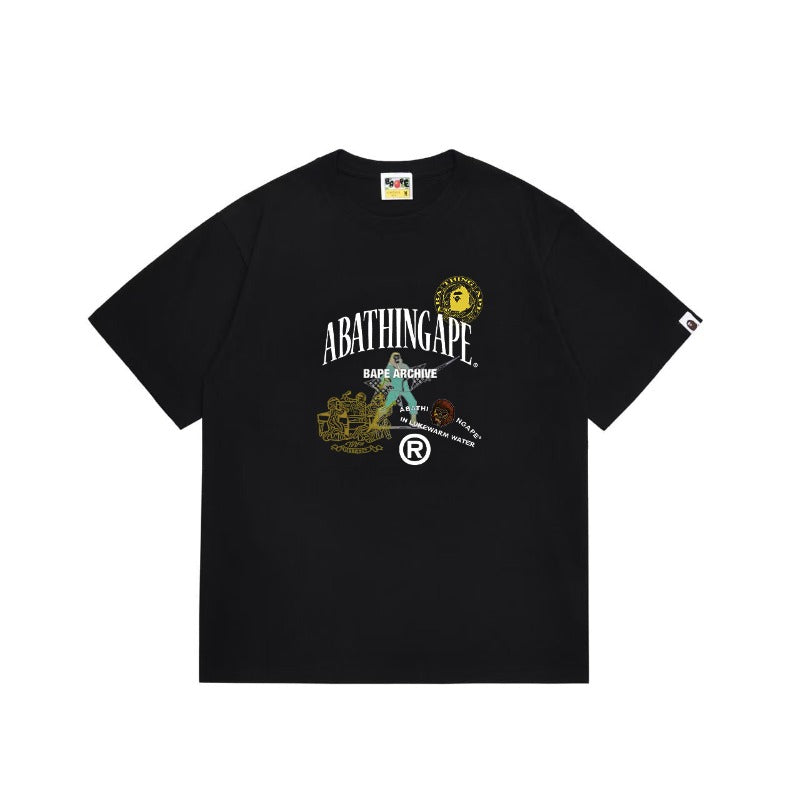 Bathing ape Bape T Shirts High-quality 100% cotton streetwear