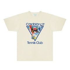 Casablanca T Shirts Street High-quality pure cotton
