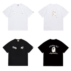 Bathing ape Bape T Shirts High-quality 100% cotton streetwear