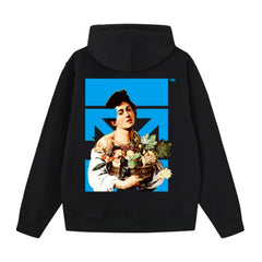 OW Bouquet Boy Arrow Pattern Pullover Hooded Sweatshirt