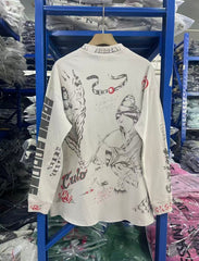 Saint Michael long sleeve shirts Premium-quality pure cotton streetwear for autumn
