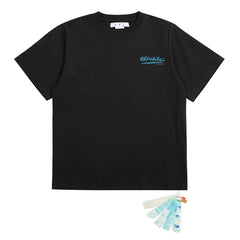 OFF WHITE T SHITRS High-quality 100% pure cotton streetwear