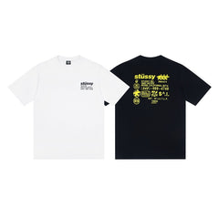 Stussy T shirts High-quality 260g pure cotton double yarn fabric