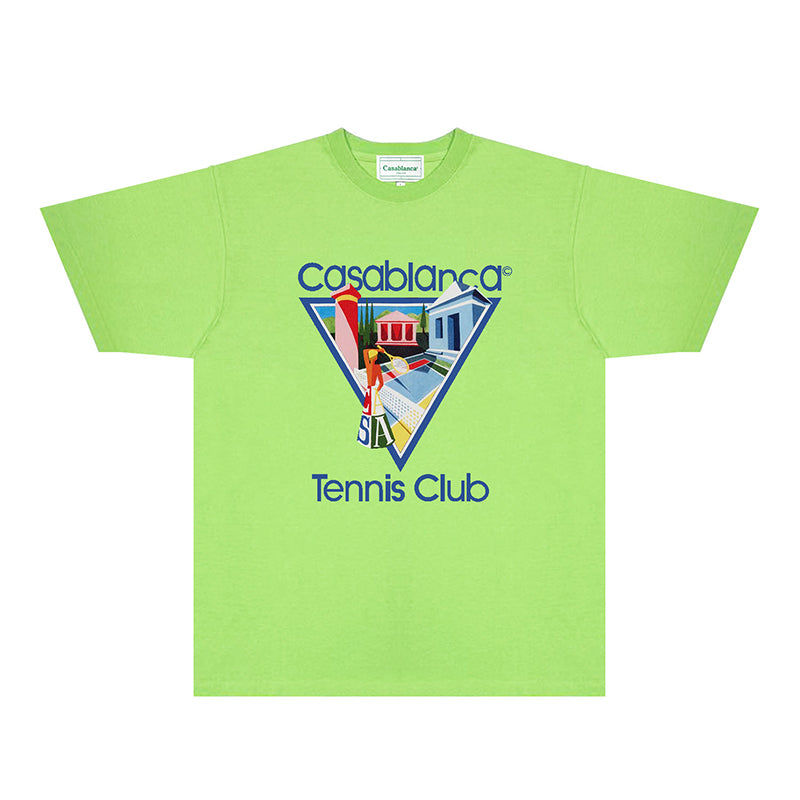 Casablanca T Shirts Street High-quality pure cotton