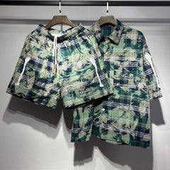 Amiri Shirt & Shorts Set – Stylish Resort Wear (Top and shorts sold separately)