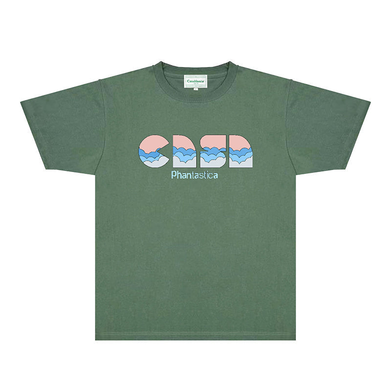 Casablanca T Shirts Street High-quality pure cotton