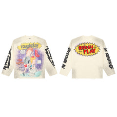 Roughplay Hoodie High-quality pure cotton casual wear for spring and summer
