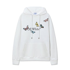 Off White hoodie large letter print pattern pullover