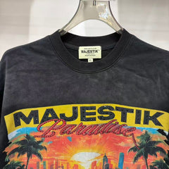 MAJESTIK T Shirts Loose fit 100% cotton