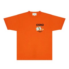 Casablanca T Shirts Street High-quality pure cotton
