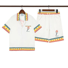 Casablanca Beach Shirt & Shorts Set Casual Summer Vacation/Travel Wear (Sold Separately)