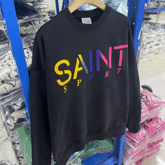 Saint Michael Printed Cotton Sweatshirt