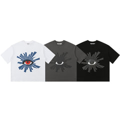 HOUSE OF ERRORS T Shirts High-quality pure cotton "Big Eye" high-street apparel 240g Double-Yarn Cotton