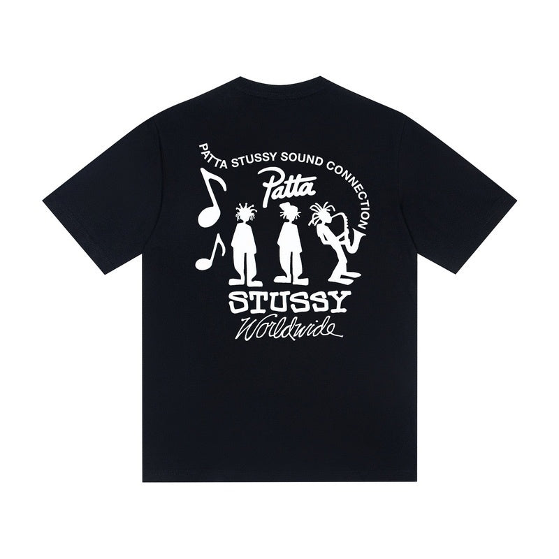 Stussy T shirts High-quality 260g pure cotton double yarn fabric