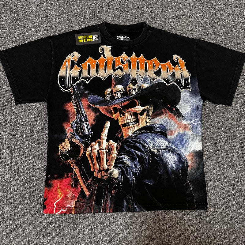 Godspeed T Shirts 100% pure cotton 260g fabric Streetwear fashion