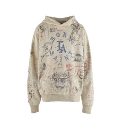 Saint Michael hoodie with printed design - fashionable