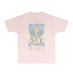 Casablanca T Shirts Street High-quality pure cotton