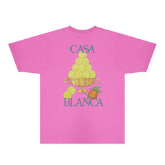 Casablanca T Shirts Street High-quality pure cotton