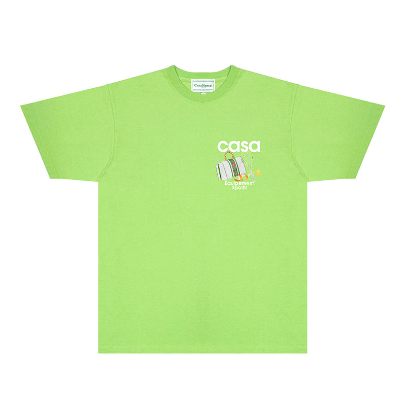 Casablanca T Shirts Street High-quality pure cotton