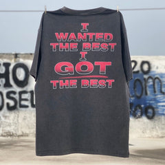 Unisex Vintage T Shirts KISS '96-'97 Tour ¨C Limited Edition Heavyweight Distressed Wash Tee