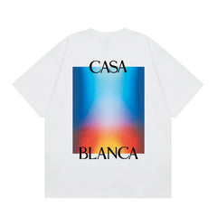 Casablanca T SHIRTS High-quality pure cotton streetwear