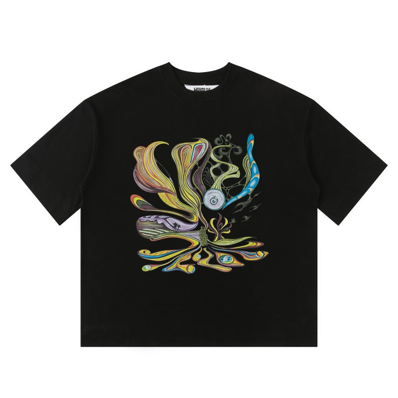HOUSE OF ERRORS T Shirts High-quality pure cotton "Big Eye" high-street apparel 240g Double-Yarn Cotton